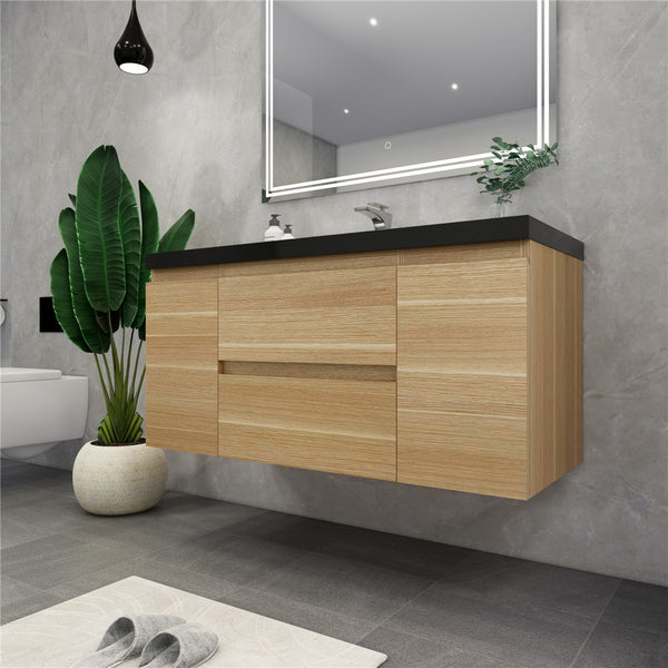 Belli 48 inch Wall Mounted Single Bathroom Vanity Set